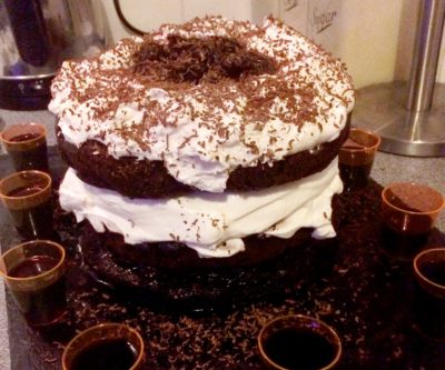 3 tier vegan cake