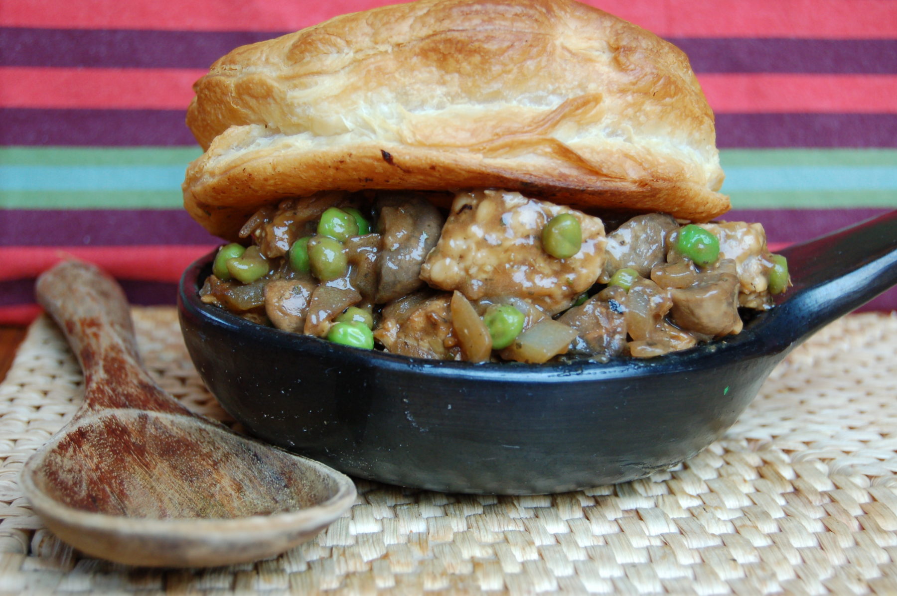 Vegan big puff pie