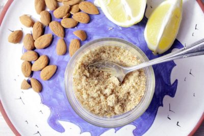 Vegan lemon parmesan
