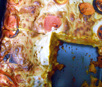 Buffalo sage pumpkin lasagne