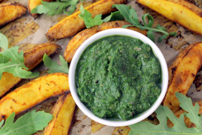 oil-free potato wedges