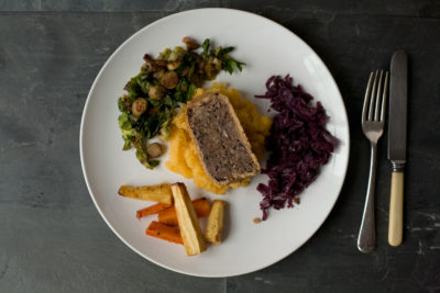 Mushroom and Chestnut Wellington