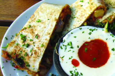 Vegan quesadillas
