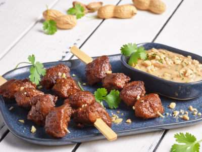 Vegan Satay Sticks - a recipe by Vantastic foods