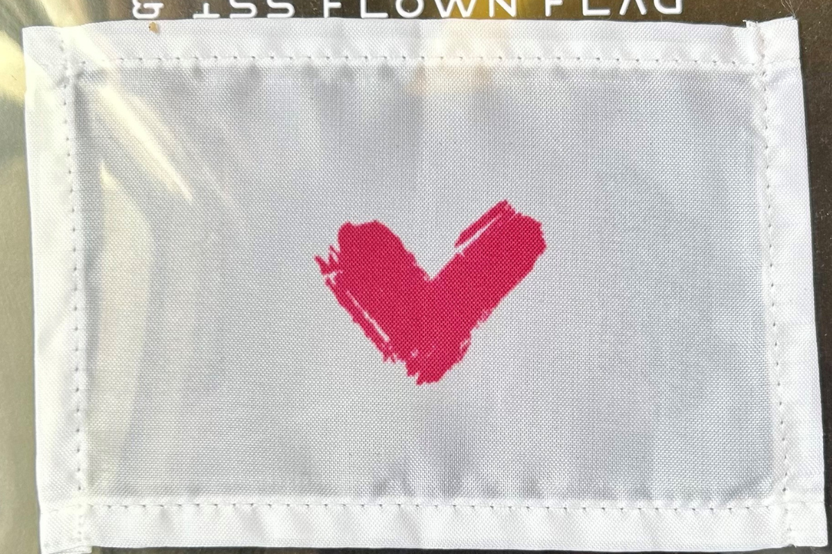 Veganuary Flag ISS