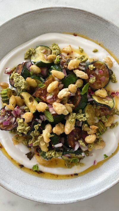 Mr Organic Charred Courgettes Recipe